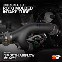 K&N Cold Air Intake System: High-Flow Air Filter, Increase Performance & Towing: Compatible with 2017-2024 FORD/LINCOLN: Expedition, F150, F150 Raptor, Navigator, 63-2599 Roto-Molded