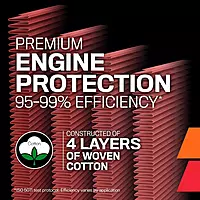 K&N High-Flow Lifetime Engine Air Filter E-1987 — Compatible with 2007-2017 Audi