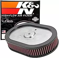 K&N HD-0910 High-Flow Washable Air Filter for Harley-Davidson (2009-2017)