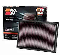K&N High-Flow Engine Air Filter 33-2438 — Fits Toyota 4Runner/FJ/GX460 (Pack of 1)