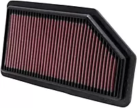 K&N High-Flow Original Lifetime Engine Air Filter: Increase Power: Premium, Washable: Compatible with 2011-2017 Honda: Odyssey, 33-2461