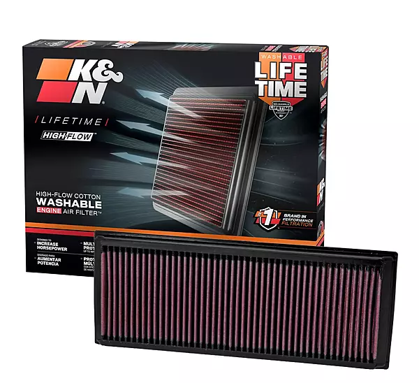 K&N High-Flow Original Lifetime Engine Air Filter 33-2181