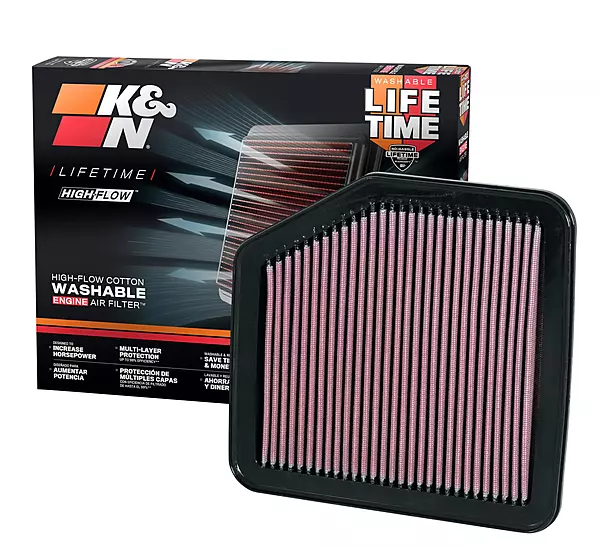 K&N High-Flow Lifetime Engine Air Filter - 33-2345 (Fits Lexus/Toyota 2005-2015)