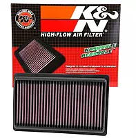 K&N High-Flow Original Lifetime Engine Air Filter: Increase Power: Premium, Washable: Compatible with 2014-2019 INFINITI: Q50, 33-5014