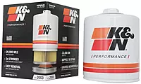 K&N Premium Oil Filter: 20,000 Mile Protection with Wrench-Off Nut, HP-2003