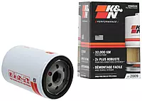 K&N Premium Oil Filter HP-2009 — 20,000 Mile Protection with Wrench-Off Nut