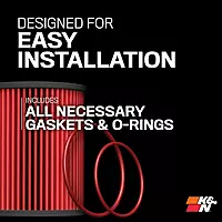 K&N Premium Oil Filter HP-7038 — 20,000 Mile Engine Protection (Pack of 1)