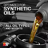 K&N Premium Oil Filter HP-7038 — 20,000 Mile Engine Protection (Pack of 1)