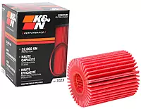 K&N HP-7023 Oil Filter – High Capacity, 20,000 Mile Protection (Wrench-Off)