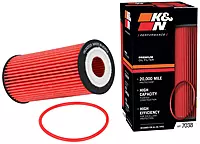 K&N Premium Oil Filter HP-7038 — 20,000 Mile Engine Protection (Pack of 1)