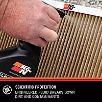 K&N HVAC Filter Cleaner: 32 Oz Spray Bottle Filter Cleaner and Refresher; Restores K&N Home Air Filter Performance; 99-6010 32 Fl Oz (Pack of 1)