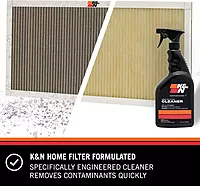 K&N HVAC Filter Cleaner: 32 Oz Spray Bottle Filter Cleaner and Refresher; Restores K&N Home Air Filter Performance; 99-6010 32 Fl Oz (Pack of 1)