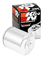K&N Motorcycle Oil Filter KN-170C Wrench-Off Nut Compatible with Harley-Davidson