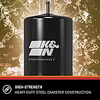 K&N PF-1100 Gasoline Fuel Filter — High-Flow Performance for Nissan/Infiniti 1983-2004