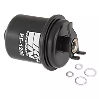K&N Gasoline Fuel Filter: High Performance Fuel Filter, Premium Engine Protection, Compatible with 1988-2004 Honda/Acura Fuel Injected Gasoline Engines, PF-1200