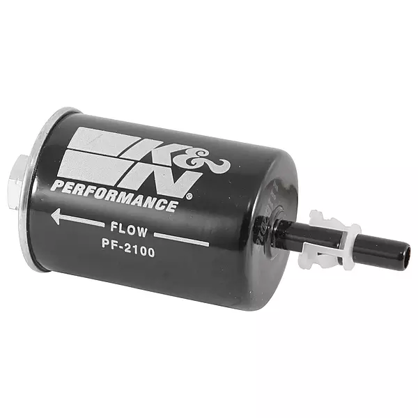 K&N Gasoline Fuel Filter: High Performance Fuel Filter, Premium Engine Protection, Compatible with 1982-2012 GM Truck/Passenger Car Fuel Injected Gasoline Engines, PF-2100