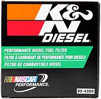K&N Diesel Fuel Filter: Performance Fuel Filter, Premium Engine Protection, Compatible with 2003-2009 Dodge Ram Truck 5.9L Cummins Diesel Engines, PF-4200
