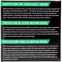 K&N Diesel Fuel Filter: Performance Fuel Filter, Premium Engine Protection, Compatible with 2003-2009 Dodge Ram Truck 5.9L Cummins Diesel Engines, PF-4200
