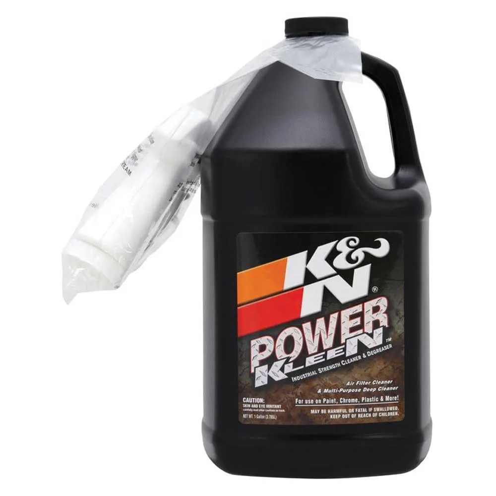 K&N Power Kleen Air Filter Cleaner & Degreaser, 1 Gallon (99-0635)