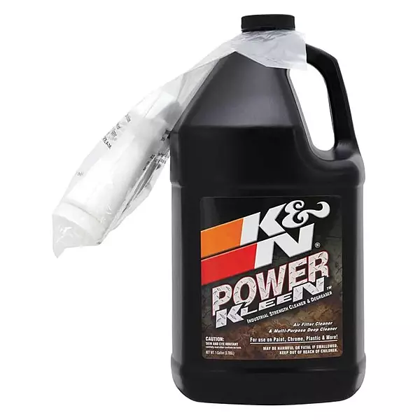 K&N Power Kleen Air Filter Cleaner & Degreaser, 1 Gallon (99-0635)