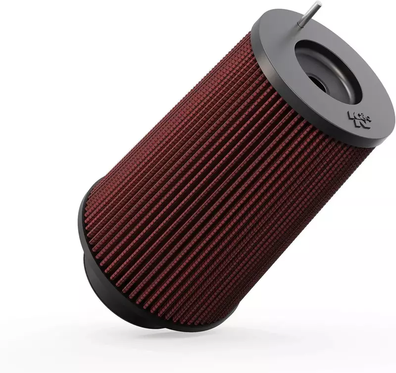 K&N High-Flow Universal Clamp-On Air Filter RC-4780 — 4 In Flange, 9.5 In Height