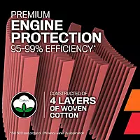 K&N High-Flow Universal Clamp-On Air Filter RC-5046