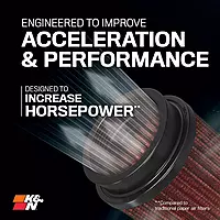 K&N High-Flow Universal Clamp-On Air Filter RE-1040