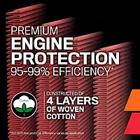 K&N Reusable Washable Engine Air Filter — Compatible with 2008-2012 Hyundai Genesis Coupe, 33-2958