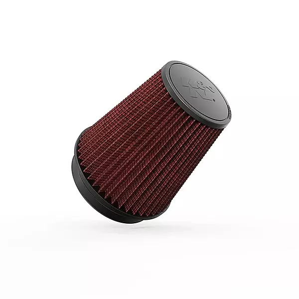 K&N High-Flow Universal Clamp-On Air Filter RF-1020, 6 in Flange, 8 in Height