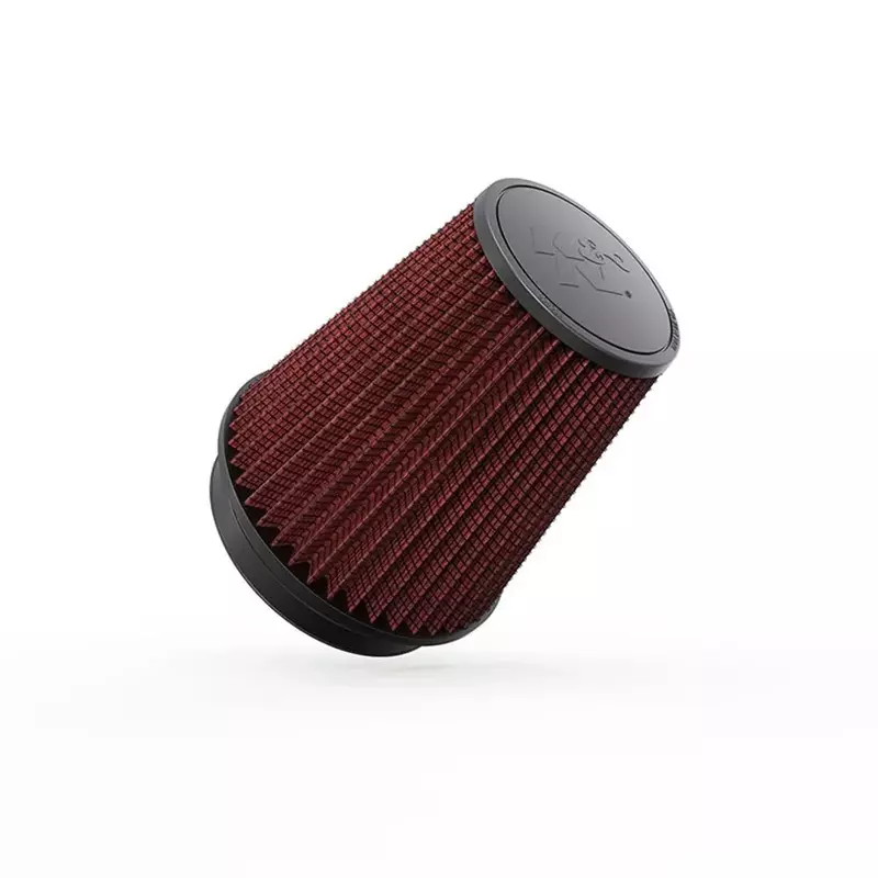 K&N High-Flow Universal Clamp-On Air Filter RF-1020, 6 in Flange, 8 in Height