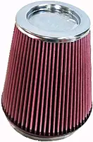 K&N High-Flow Universal Clamp-On Air Filter RF-1020, 6 in Flange, 8 in Height