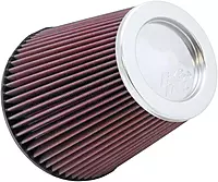 K&N High-Flow Universal Clamp-On Air Filter RF-1041