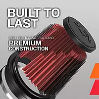 K&N High-Flow Original Lifetime Universal Clamp-On Air Filter: High Performance, Premium, Washable: Flange Diameter: 6 In, Filter Height: 8 In, Flange Length: 0.625 In, Shape: Round Tapered, RF-1044