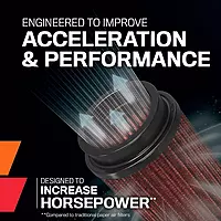 K&N High-Flow Original Lifetime Universal Clamp-On Air Filter: High Performance, Premium, Washable: Flange Diameter: 6 In, Filter Height: 8 In, Flange Length: 0.625 In, Shape: Round Tapered, RF-1044
