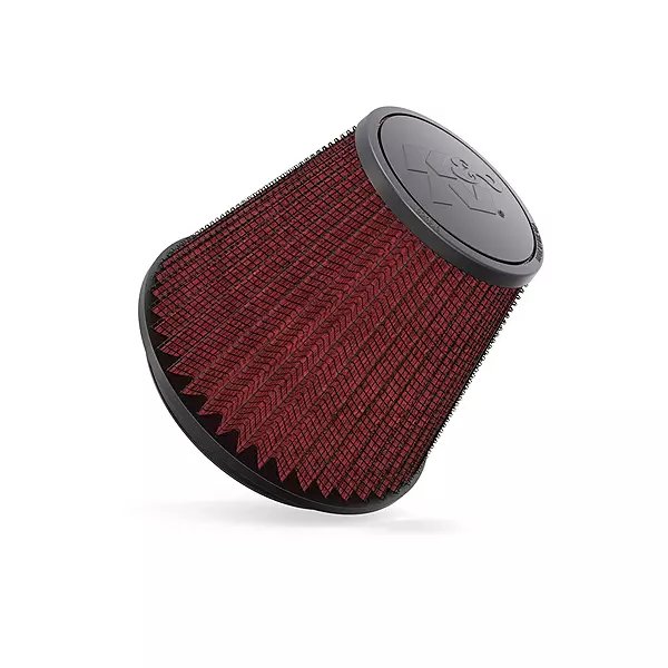 K&N RF-1048 High-Flow Universal Clamp-On Air Filter (6 in Flange)