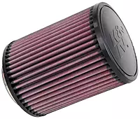 K&N RU-2820 Universal Clamp-On High-Flow Air Filter, 3" Flange, 6.5" H