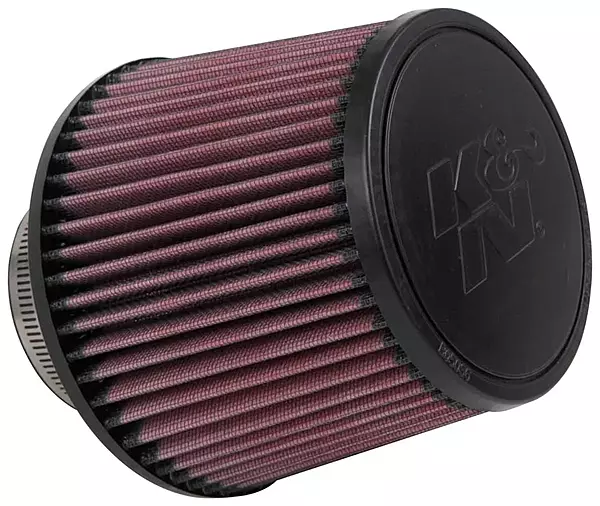 K&N High-Flow Original Lifetime Universal Clamp-On Air Filter: High Performance, Premium, Washable: Flange Diameter: 3 In, Filter Height: 5 In, Flange Length: 1.75 In, Shape: Round Tapered, RU-3570