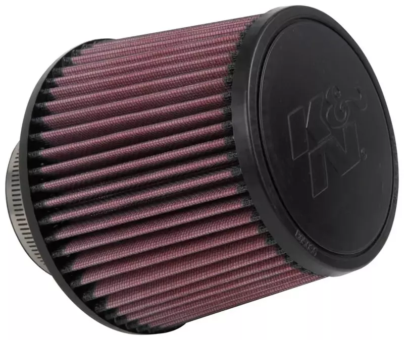 K&N High-Flow Original Lifetime Universal Clamp-On Air Filter: High Performance, Premium, Washable: Flange Diameter: 3 In, Filter Height: 5 In, Flange Length: 1.75 In, Shape: Round Tapered, RU-3570