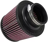 K&N High-Flow Original Lifetime Universal Clamp-On Air Filter: High Performance, Premium, Washable: Flange Diameter: 3 In, Filter Height: 5 In, Flange Length: 1.75 In, Shape: Round Tapered, RU-3570