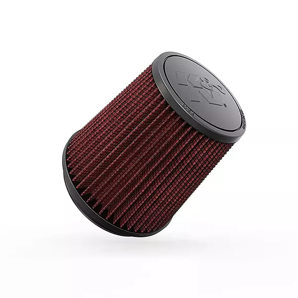 K&N High-Flow Universal Clamp-On Air Filter, RU-4740, 4.5in Flange, 6in
