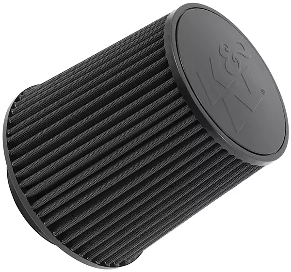 K&N RU-5283HBK Universal Clamp-On Air Filter, 4.5" Flange, 8" Height