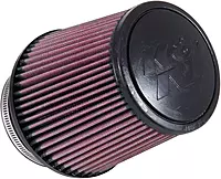 K&N High-Flow Universal Clamp-On Air Filter RE-0850 — 4 in Flange, 6 in Height