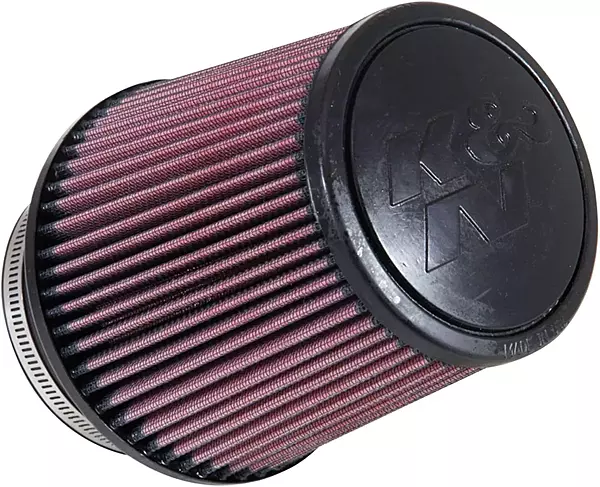 K&N High-Flow Universal Clamp-On Air Filter RE-0850 — 4 in Flange, 6 in Height