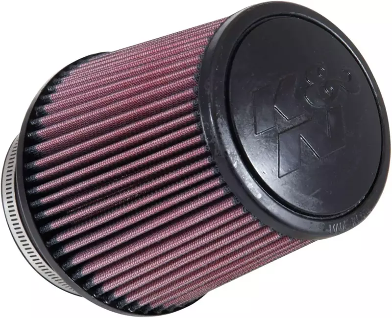 K&N High-Flow Universal Clamp-On Air Filter RE-0850 — 4 in Flange, 6 in Height