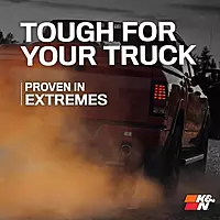 K&N Universal Clamp-On High-Flow Air Filter RU-5040, 3.5in Flange