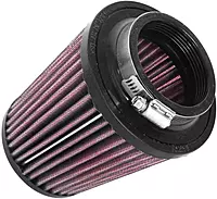 K&N High-Flow Universal Clamp-On Air Filter RU-9630, 2.5in Flange