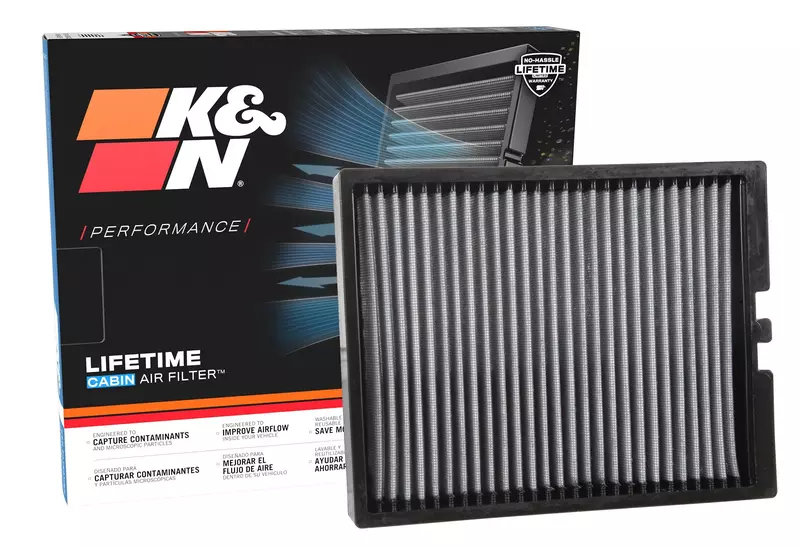 K&N VF2001 Cabin Air Filter — Washable, Fits Select Honda/Acura