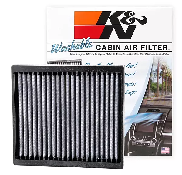K&N Lifetime Cabin Air Filter VF2004 - Washable, Reusable