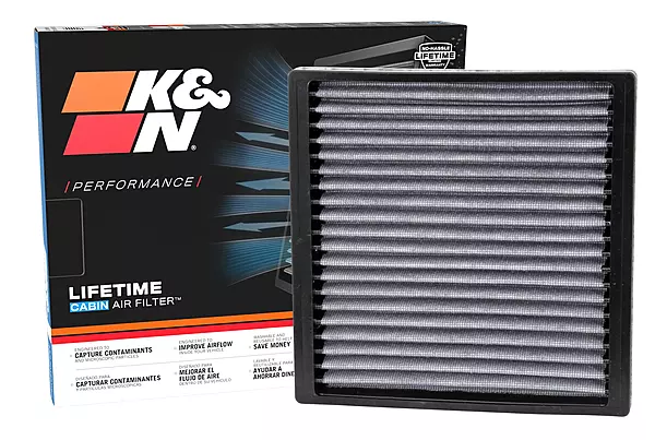 K&N LIFETIME Cabin Air Filter VF2005 - Washable, Reusable 10 x 2 x 11 in