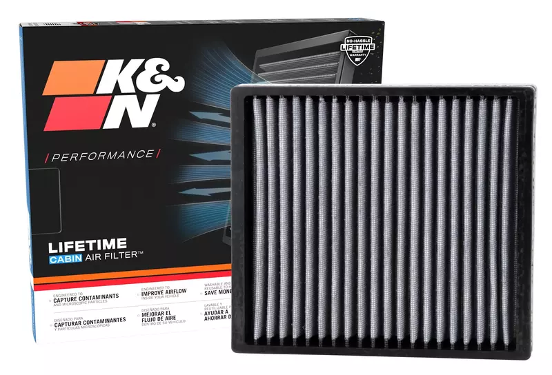 K&N VF2013 Lifetime Washable Cabin Air Filter - Compatible with Select Vehicles